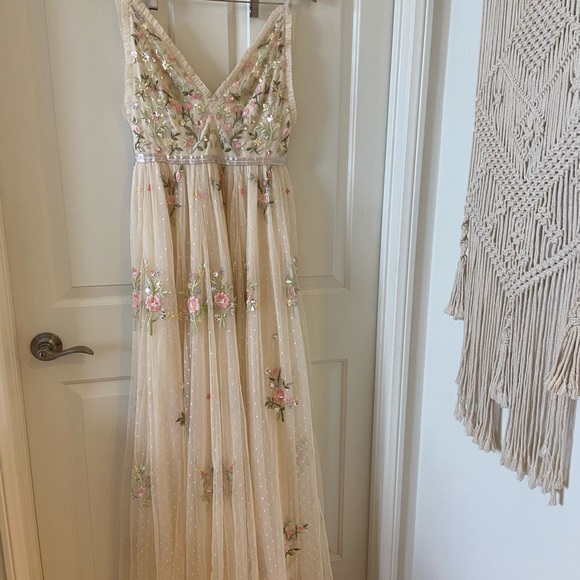 Needle & Thread Dresses & Skirts - New Anthropologie Needle & Thread Cami Maxi Dress Floral Size 6 Fairytale Style